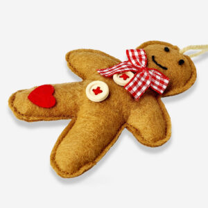 Felt gingerbread cookie ornament - Image 3