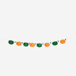 Felt pumpkin garland - 300 cm - Image 2
