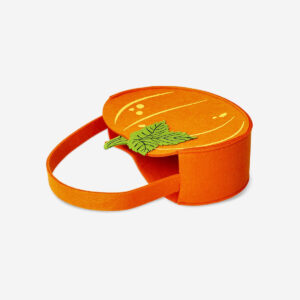 Felt pumpkin snack bag - for kids - Image 3