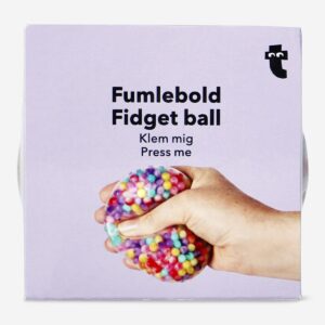 Fidget ball with multi-coloured beads - Image 1