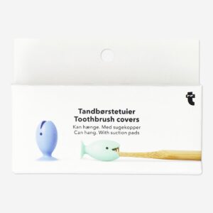 Fish toothbrush covers - 4 pcs - Image 1