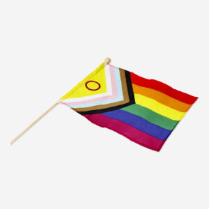 Colourful rainbow flag - 45 cm - Image 2
