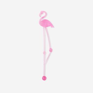 Flamingo drink stirrers. 4 pcs - Image 1