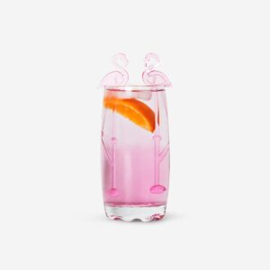 Flamingo drink stirrers. 4 pcs - Image 2