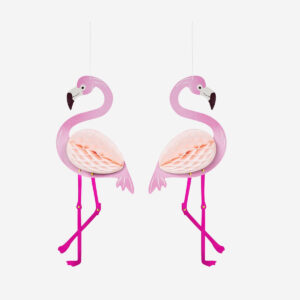 Flamingo hanging decorations. 2 pcs - Image 1