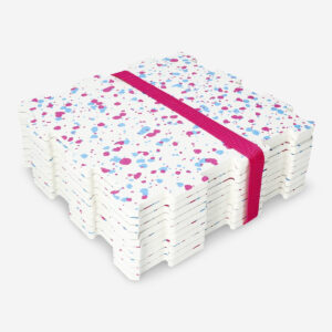 Floor mat with splash pattern - Image 1