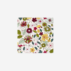 Floral autumn napkins - 16 pcs - Image 2