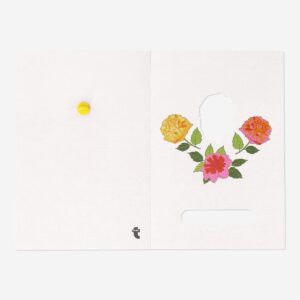 Floral card with envelope - Image 3