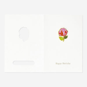 Floral card with envelope - Image 2
