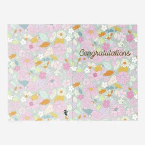 Floral card with envelope - Image 2