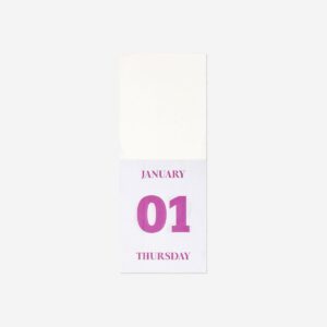 Floral desk calendar 365 days 2026 - Image 3