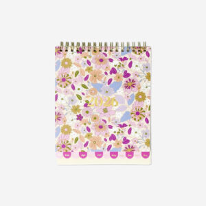 Floral desk calendar 2026 - English - Image 1