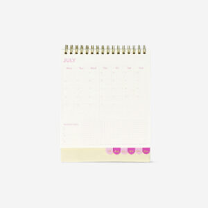 Floral desk calendar 2026 - English - Image 2