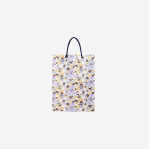 Floral gift bag - 25 x 33 cm