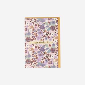 Floral greetings card - Image 1