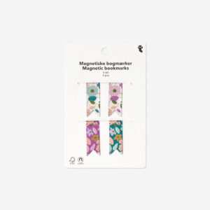 Floral magnetic bookmarks - 4 pcs - Image 1