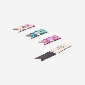 Floral magnetic bookmarks - 4 pcs - Image 3