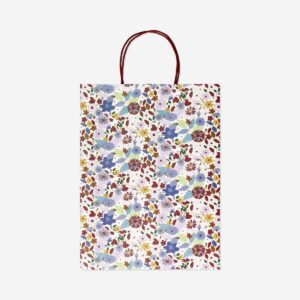 Floral paper gift bag - Image 2