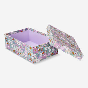 Floral paper storage box - Large - Image 2