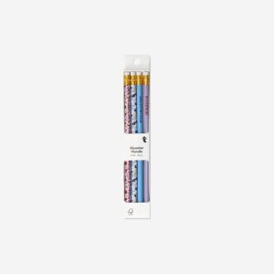 Floral pencils - 4 pcs