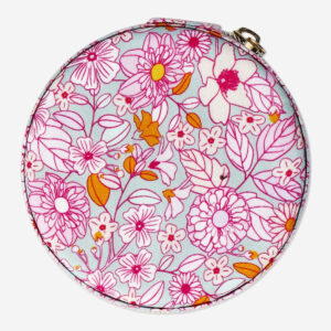 Floral round jewellery box - Image 2