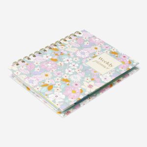 Floral study planner with stickers - B6 - Image 2