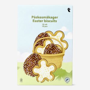Flower and egg shaped cookies with filling - Image 1