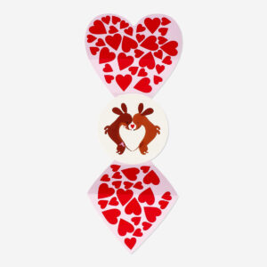 Fold out sausage dog card with envelope - Image 1