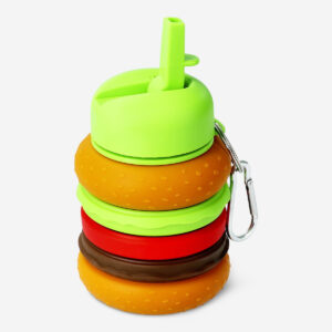 Foldable burger shaped drinking bottle - 600 ml - Image 3