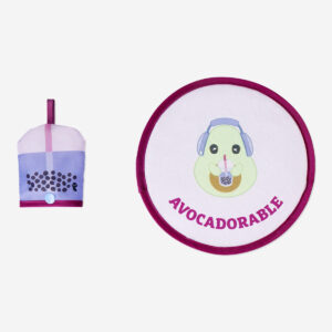 Foldable fan with avocado - Image 1