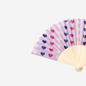 Foldable fan with hearts - Image 3