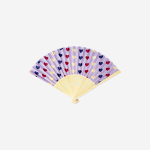 Foldable fan with hearts - Image 1