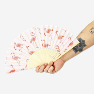 Foldable flamingo fan - Image 3