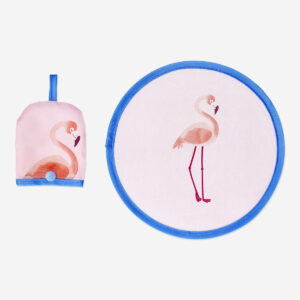 Foldable flamingo fan - Image 1