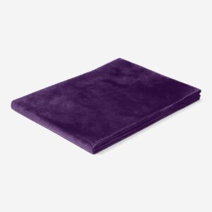 Foldable purple velvet mirror - Image 2