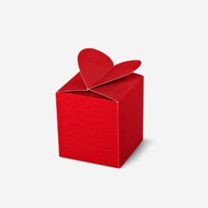 Foldable red gift box - Image 3