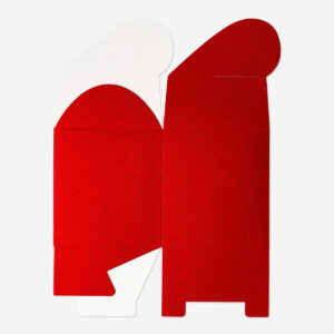 Foldable red gift box - Image 2