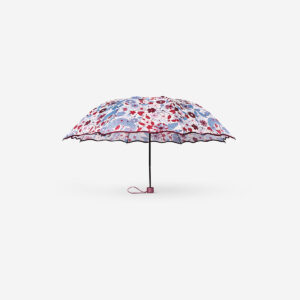 Folding floral umbrella - Image 3