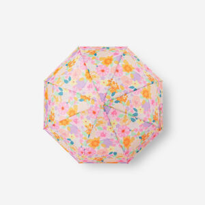 Folding floral umbrella - Image 1