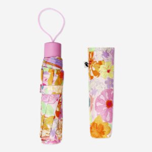 Folding floral umbrella - Image 2