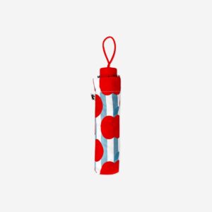 Folding umbrella with apple design - Image 1