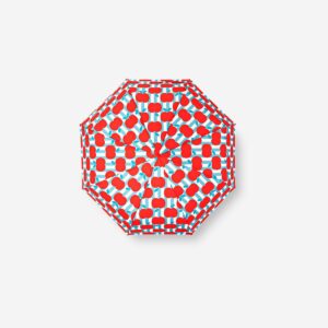 Folding umbrella with apple design - Image 2