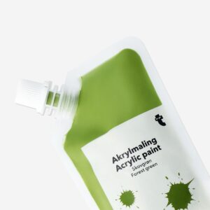 Forest green acrylic paint - 80 ml - Image 3
