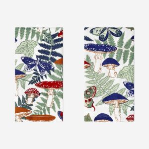 Forest print fabric napkins - 2 pcs - Image 2