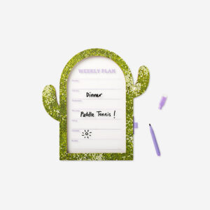 Cactus planner board with marker - Image 1
