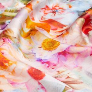 Liberty of London - Silk Satin Fabric - AW24 - Frozen In Time - Image 3