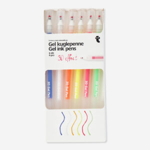 Gel ink pens. 6 pcs - Image 1