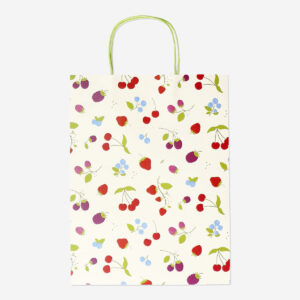 Gift bag with berry print - Image 1