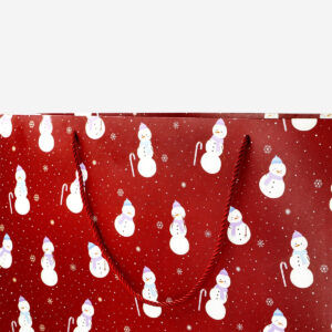 Gift bag with snowmen - Image 3