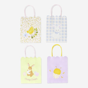 Gift bags with scalloped edges - 4 pcs - Image 1